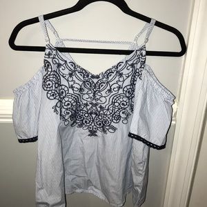 Off the shoulder blouse